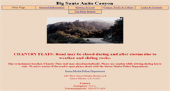 Desktop Screenshot of bigsantaanitacanyon.com